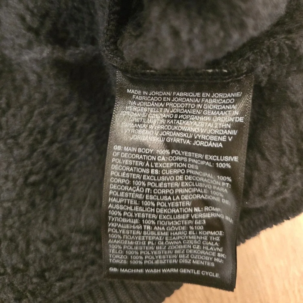 NWT‎ The North Face Mens Pullover Quarter Zip Sweater Fleece Medium Black Gotham